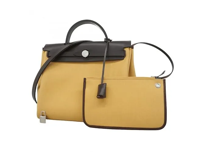 Borsa a mano Hermès Airbag Zip PM Giallo