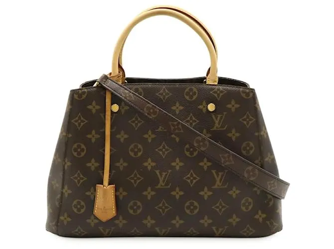 Borsa 2 in 1 Monogram Montaigne MM di Louis Vuitton Marrone