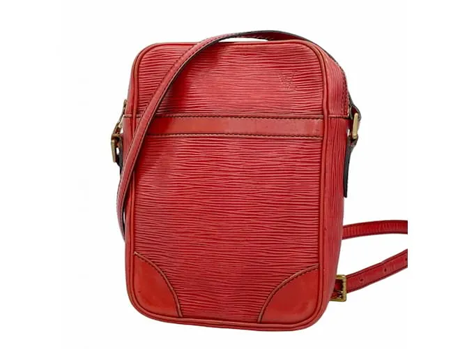 Borsa a Spalla Epi Danube Louis Vuitton Rosso