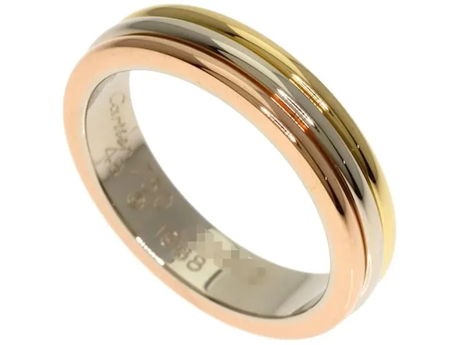 Anello a tre colori Cartier Rosa Bianco Giallo