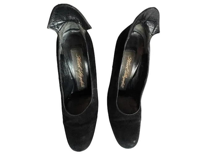 Karl Lagerfeld Décolleté in Pelle Nero