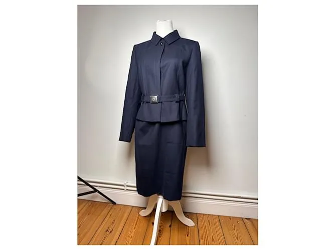 Twin Set Vintage Courreges Parigi Blu Marino M Blu navy