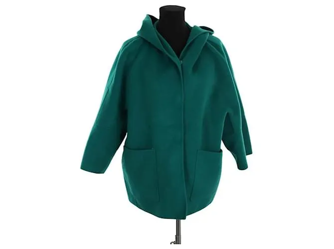 Max Mara Cappotto di lana verde