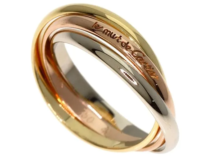 Anello Cartier Trinity XS #49 Rosa Bianco Giallo