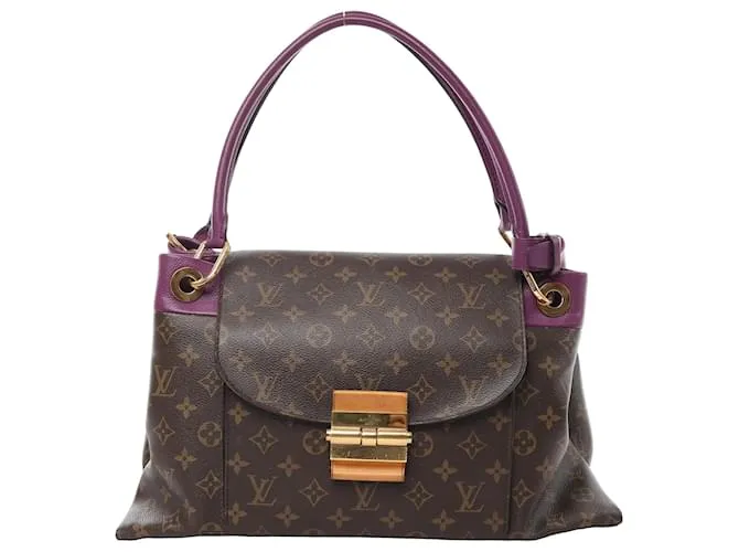 Borsa a Spalla Monogram Olympe Louis Vuitton in Viola x Marrone M41057