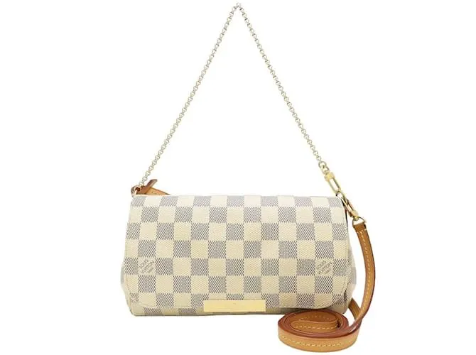 Borsa a Spalla Louis Vuitton Damier Azur Favorite PM