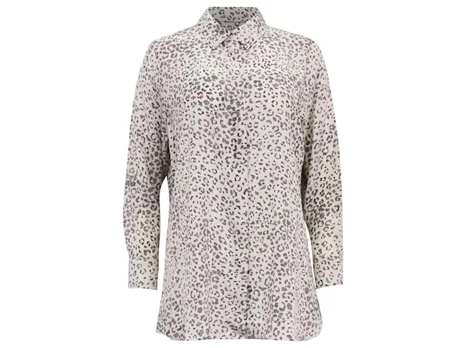 Blusa Stampata Altuzarra in Seta con Stampa Animale Stampa python