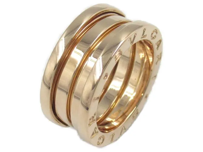 Bulgari Anello Bvlgari B-zero1 Au750 Taglia 7 D'oro Metallico