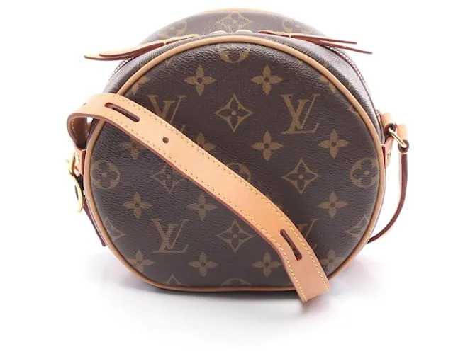 Borsa a Spalla Boite Chapeau Souple PM Monogram Louis Vuitton Metallico Bronzo