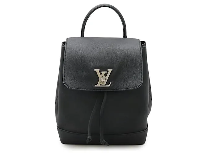 Zaino in pelle di vitello Lockme di Louis Vuitton Nero