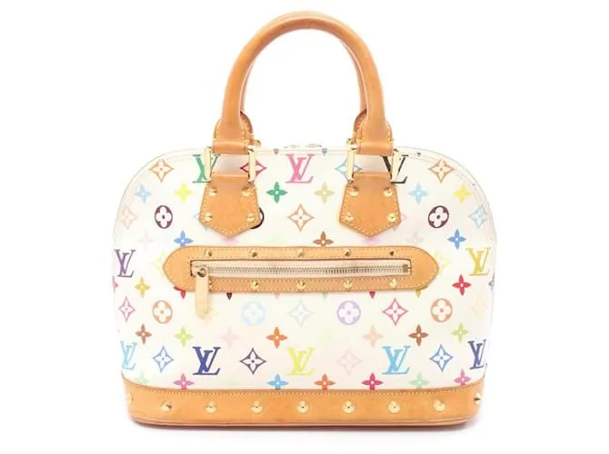 Borsa a mano Alma Monogram Louis Vuitton Bianco
