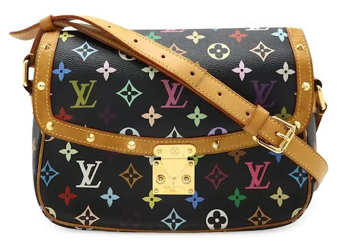 Borsa a Spalla Monogram Multicolore Louis Vuitton Nero