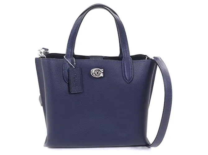 Borsa Tote Willow 24 di COACH Blu