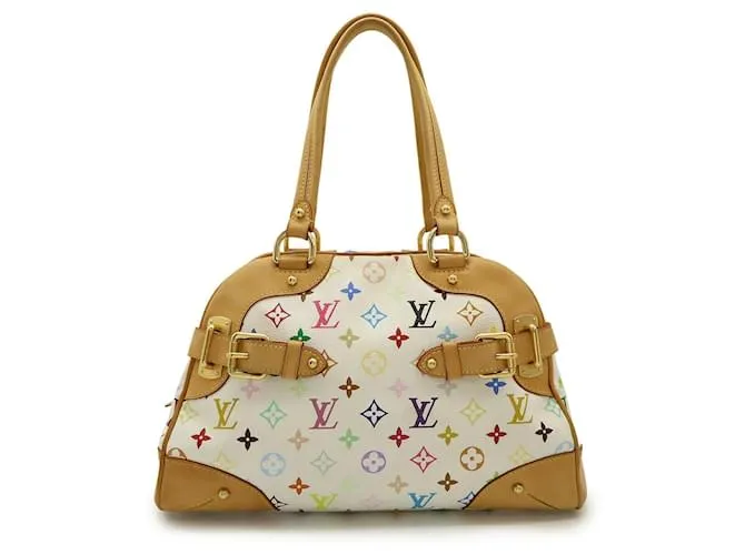 Borsa 2 in 1 Claudia Monogram Multicolore Louis Vuitton Bianco