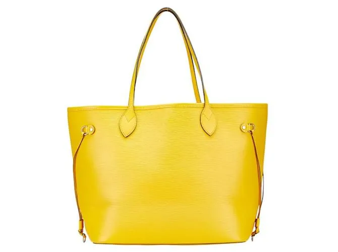 Borsa 2 in 1 Louis Vuitton Neverfull MM Epi Giallo
