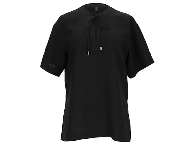 Blusa con dettaglio a corda Totême in Lyocell nero