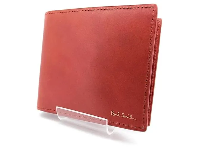 Portafoglio Classico in Pelle Paul Smith Rosso