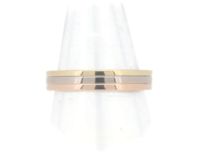 Anello Cartier Vendôme Au750 Taglia 8 D'oro Metallico