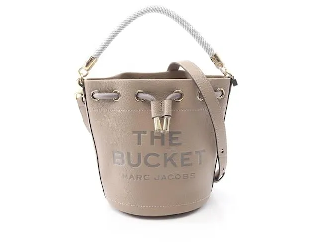 MARC JACOBS LA BORSA IN PELLE A SECCHIO Borsa in pelle Marrone Beige