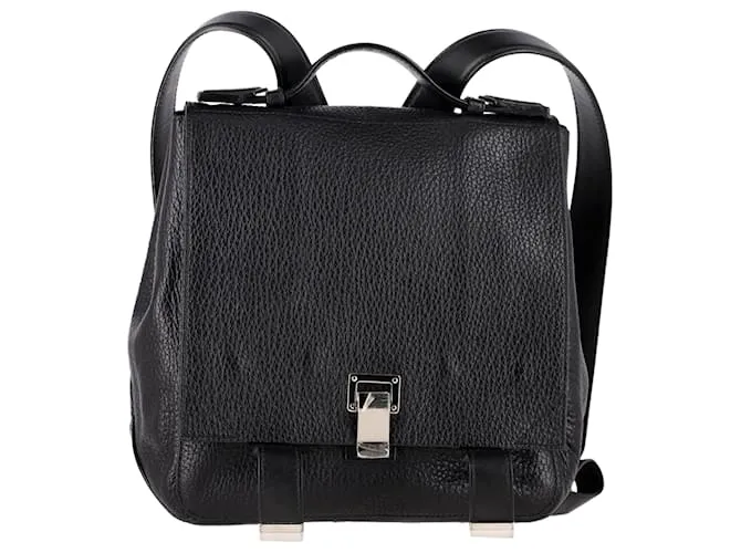 Zaino PS Courier in pelle nera di Proenza Schouler Nero