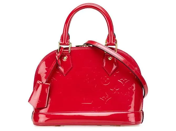 Borsa 2 in 1 Alma BB Monogram Vernis Louis Vuitton Rosso