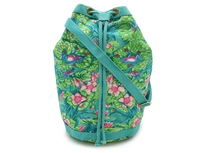 Borsa a Spalla in Tela - Prodotto Ufficiale Hermès Verde