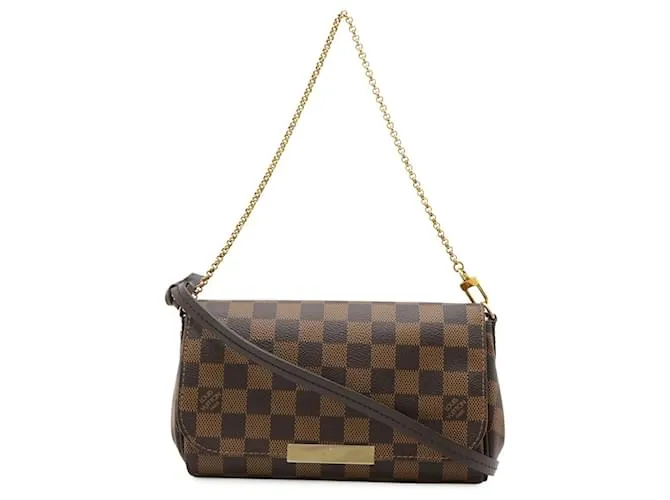 Borsa 2 in 1 Louis Vuitton Favorite PM Damier Marrone