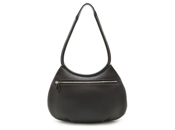 Borsa a Spalla Cacahuete Togo di Hermès Marrone