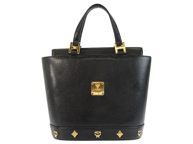 Borsa in pelle MCM Nero