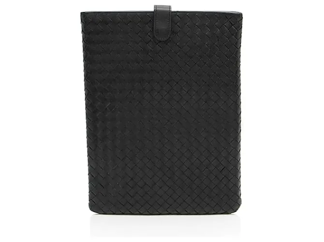 Custodia per iPad in Nappa Intrecciato di Bottega Veneta Nero
