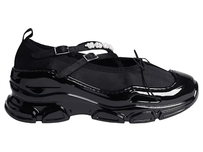 Sneakers Classic Criss Cross Tracker - Simone Rocha - PVC - Nero