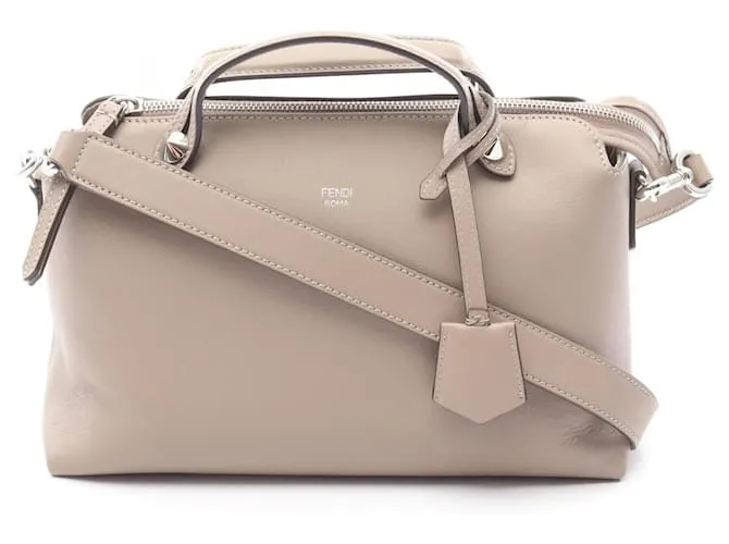 Fendi BY THE WAY Borsa in pelle media Marrone Beige