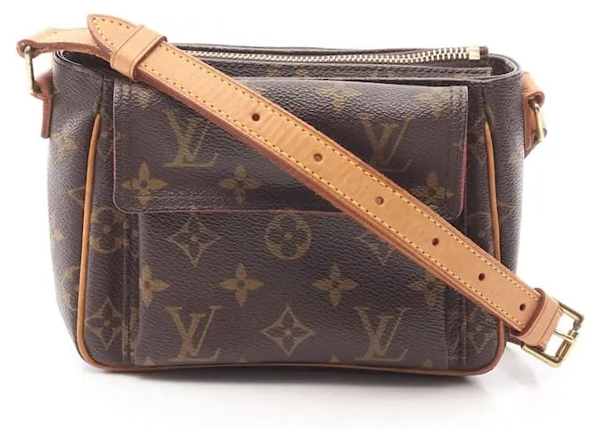 Borsa a Spalla Monogram Vivasite PM di Louis Vuitton Metallico Bronzo