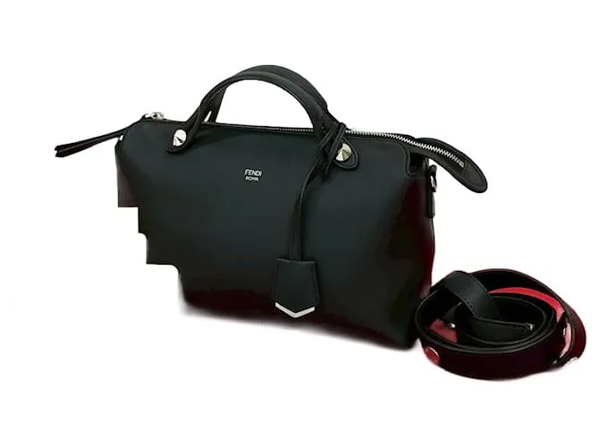 Borsa in pelle Fendi By The Way 2 in 1 Nero