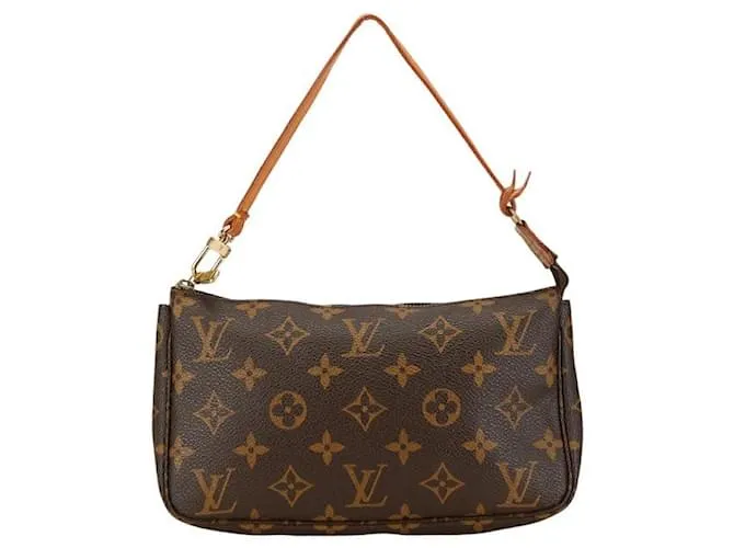 Borsa a Spalla Pochette Accessoires Monogram Louis Vuitton Metallico Bronzo