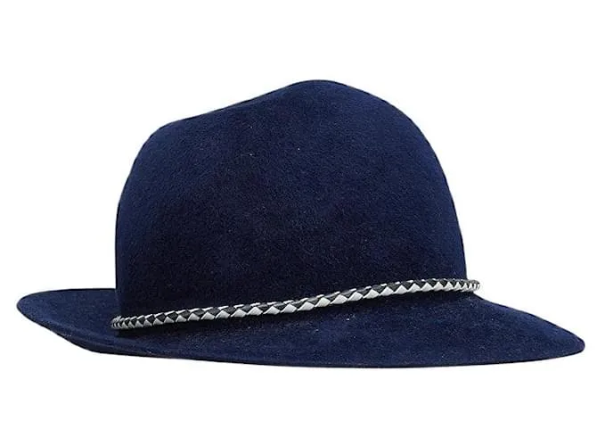 Cappello in lana, rayon e cotone Hermès Blu
