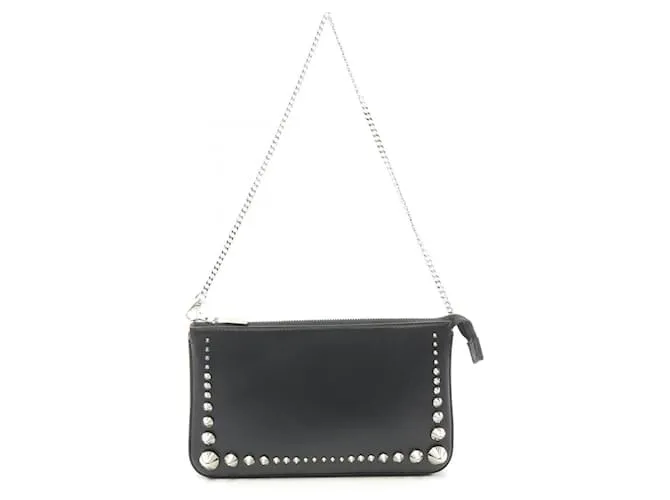 Borsa a spalla in pelle di vitello Christian Louboutin 3235119H801 Nero