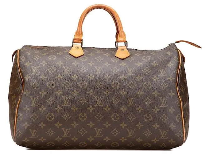 Borsa a mano Louis Vuitton Speedy 40 Monogram Marrone