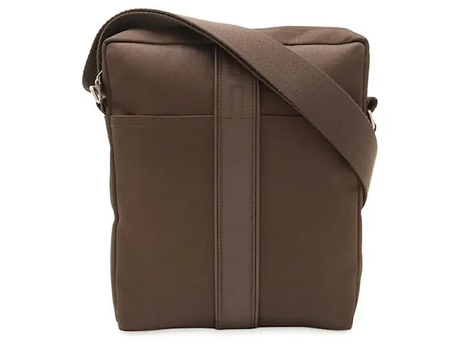 Borsa a Spalla Toilchevron Acapulco di Hermès Marrone