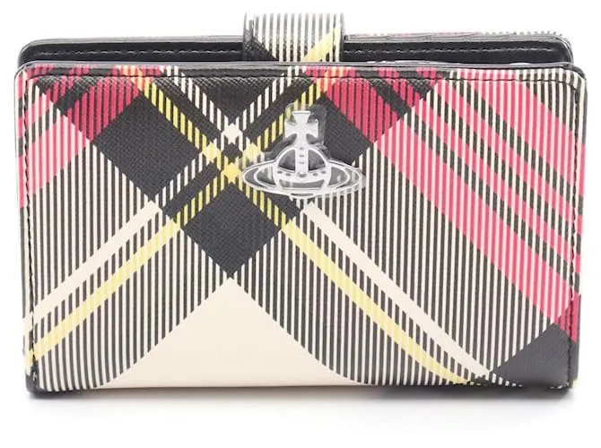 Portafoglio con zip Vivienne Westwood in ecopelle Rosa