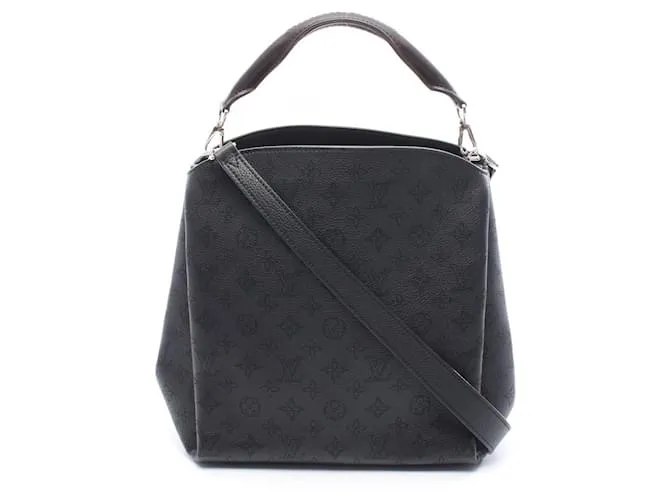 Borsa 2 in 1 Mahina in pelle Babylon PM di Louis Vuitton Nero