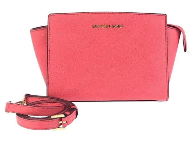 Borsa a Spalla Selma in PVC Michael Kors Rosa