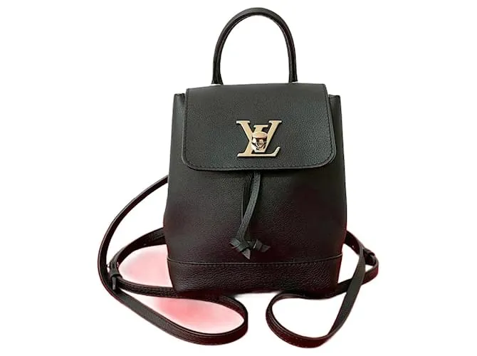 Zaino in pelle Lockme di Louis Vuitton Nero