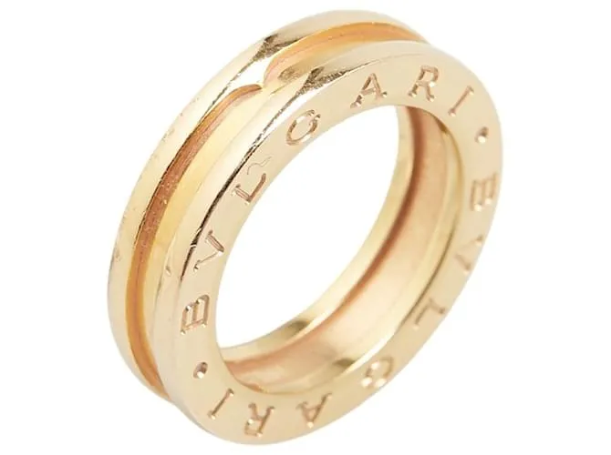 Bulgari Anello B.zero1 Au750 Bvlgari Taglia 9 D'oro Metallico