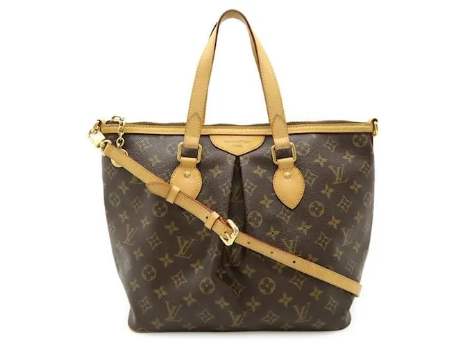 Borsa 2 in 1 Monogram Palermo di Louis Vuitton Marrone