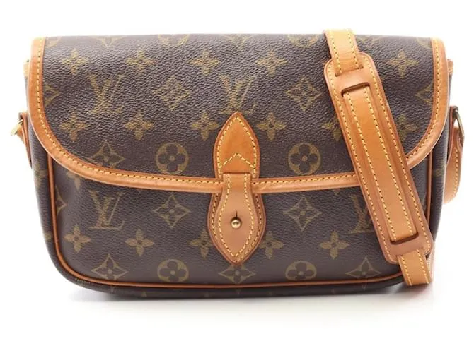 Borsa a Spalla Gibeciere PM Monogramma Louis Vuitton Marrone