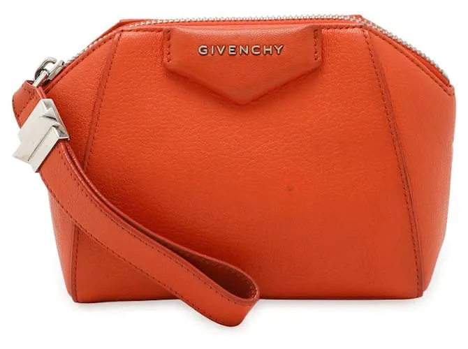 Pochette Multi in Pelle Antigona di Givenchy Arancione