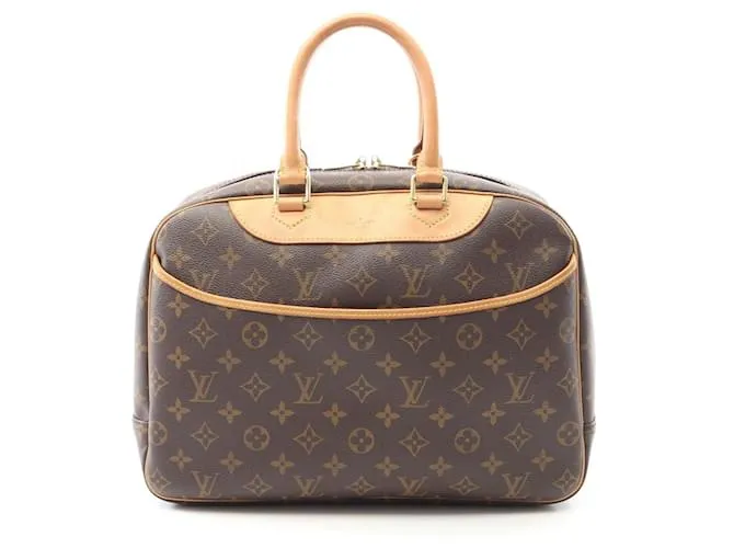 Borsa a mano Monogram Deauville di Louis Vuitton Marrone