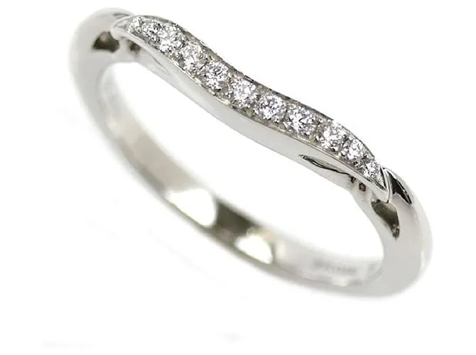 Bulgari Anello BVLGARI Incontro D'Amore Pt950 Taglia 11 Argento Metallico