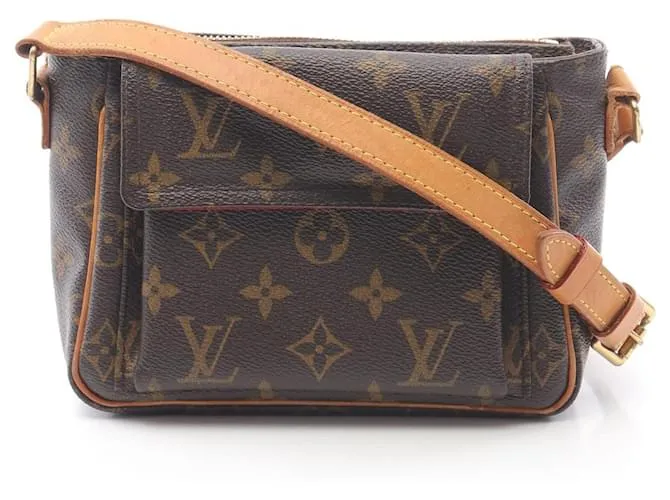 Borsa a Spalla Monogram VIVA-CITE PM di Louis Vuitton Marrone